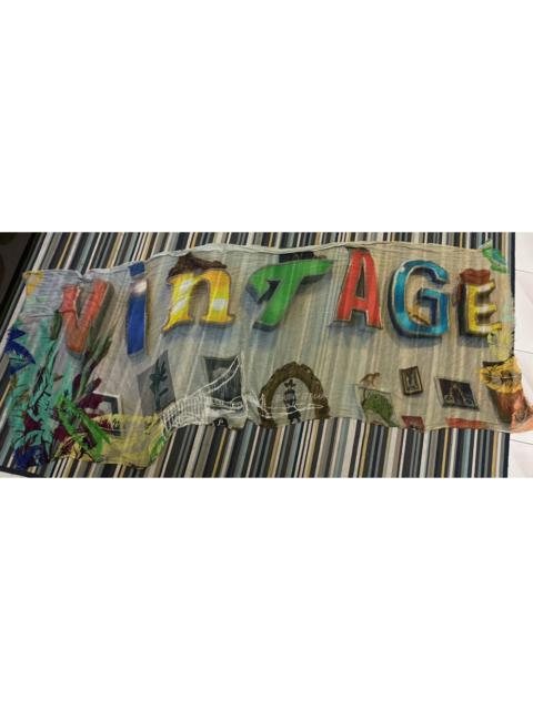 Other Designers Japanese Brand - Tokapi Nice Design Scarf / Muffler / Wool - MFA110