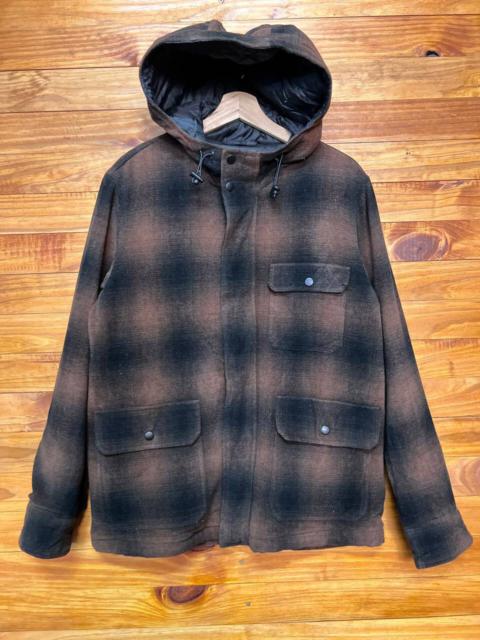 Other Designers Vintage - TOPVALU WOOL PLAID HOODIE JACKET