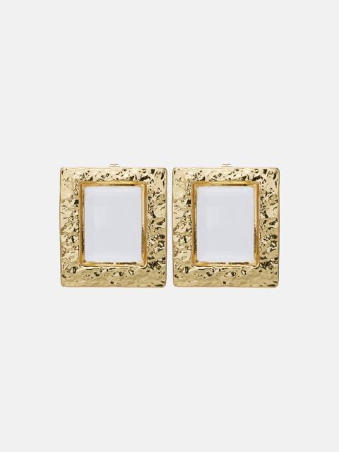 REBECCA VALLANCE 18kt gold-plated earrings