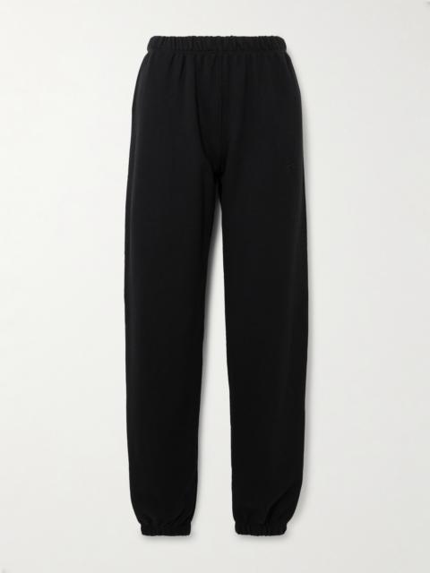 ÉTERNE Cotton And Modal-blend Jersey Tapered Track Pants