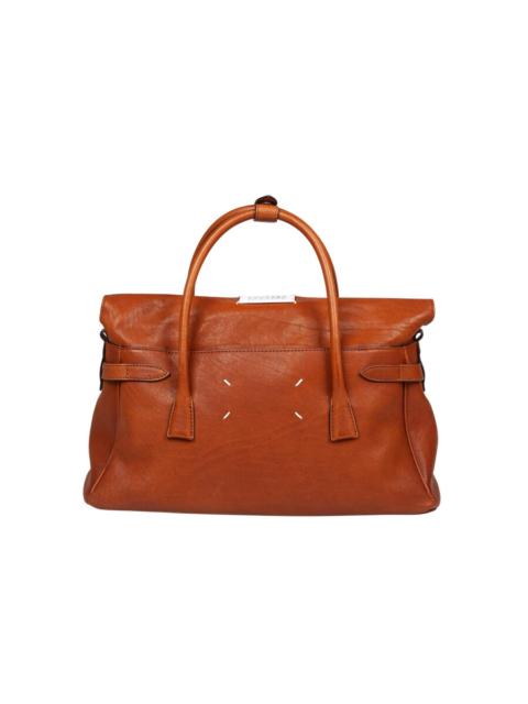 Maison Margiela Maison Margiela 5Ac Handbag In Vintage Cognac Leather