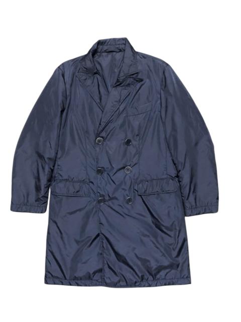 Aspesi Aspepsi Navy Double Breasted Down Coat Jacket