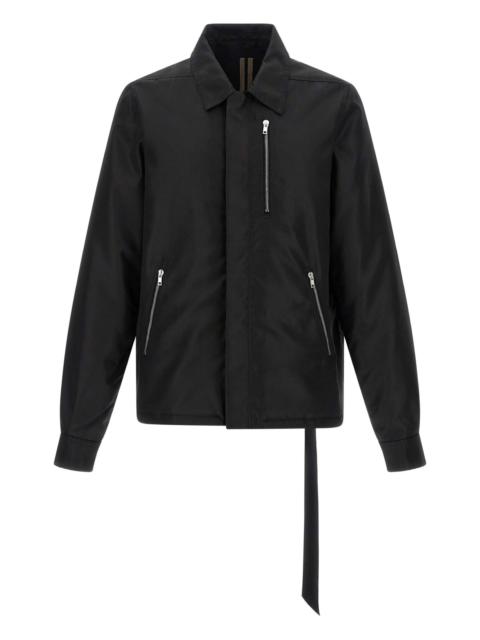 Rick Owens DRKSHDW CONCEALED ZIPFRONT JACKET (BLACK)