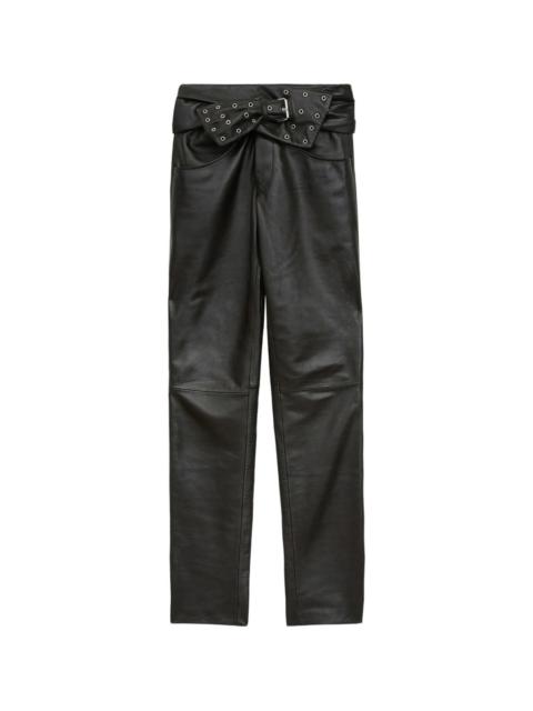 Isabel Marant Chazia leather trousers