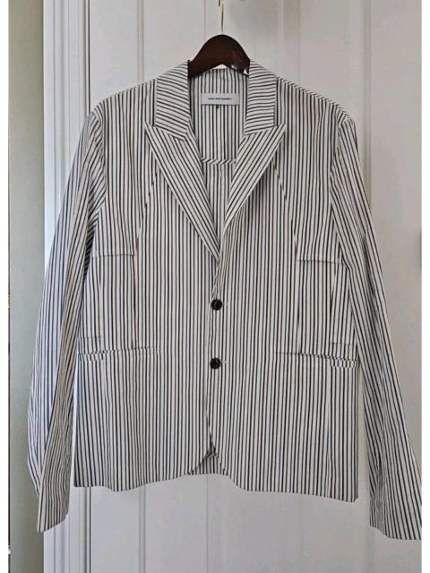 Kiko Kostadinov Kiko Kostadinov Striped Ventilation Blazer