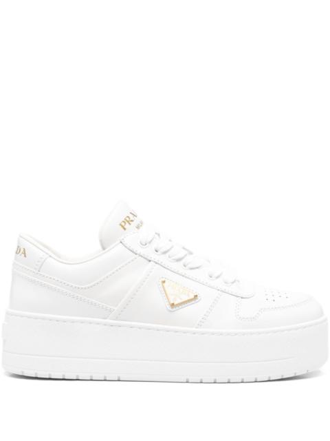 Prada Prada Women Downtown Bold Leather Sneakers