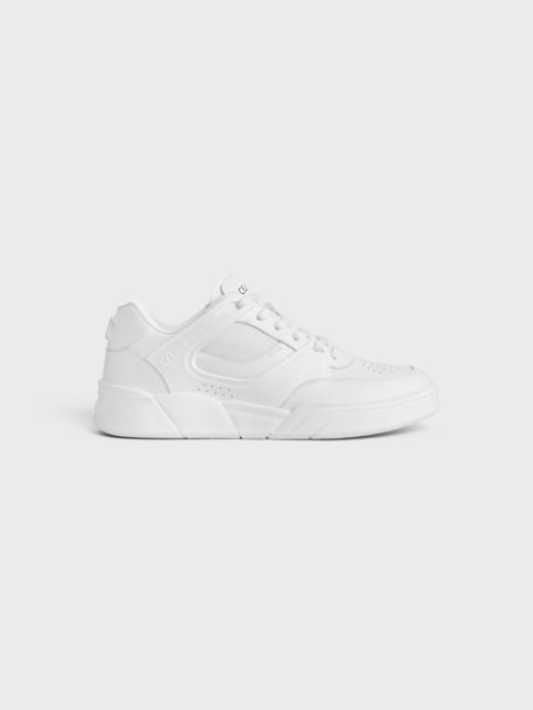 CELINE CELINE TRAINER CT-09 LOW TOP SNEAKER IN CALFSKIN AND MESH