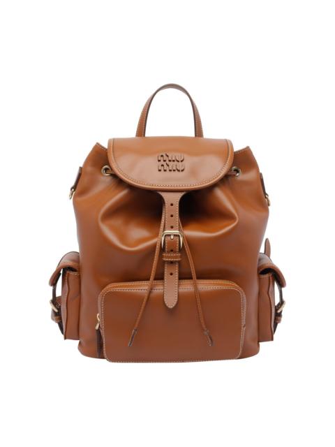 Miu Miu Miu Miu Women Miu Miu Leather Backpack