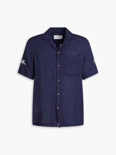 FRESCOBOL CARIOCA Alves embroidered linen shirt