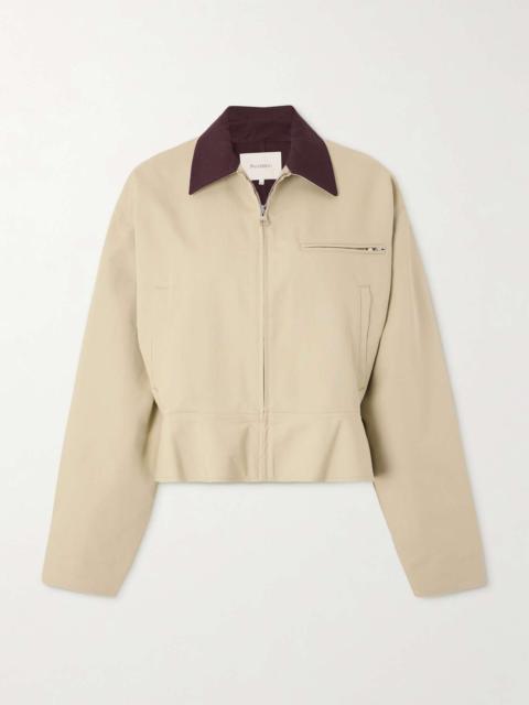 Cotton-canvas jacket Beige