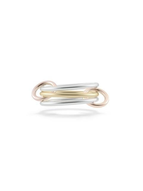 Spinelli Kilcollin Solarium 3-Link Stack Ring in Silver/Gold Mix at Nordstrom