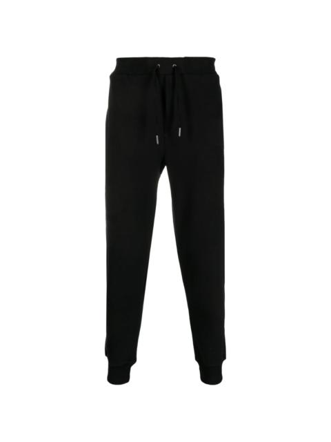 tapered fleece track pants