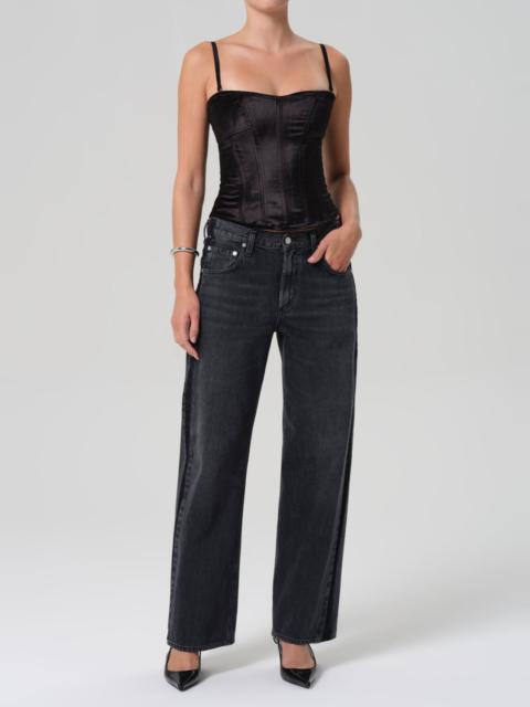 Citizens of Humanity Lindz Easy Straight Tuxedo Stripe
In Kuro