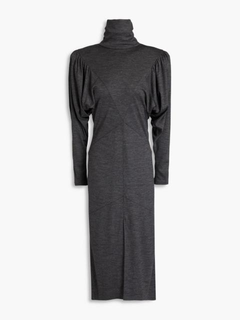 Isabel Marant Genia wool-jersey turtleneck midi dress
