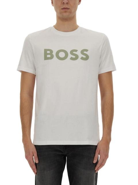 BOSS T-SHIRT THINKING 1 IN COTONE CON STAMPA LOGO