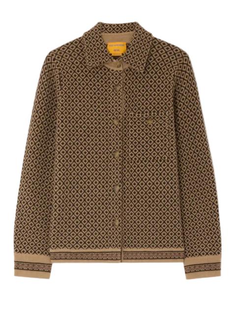 GUEST IN RESIDENCE Dylan Marquise Shirt in Burnt Cocoa Combo