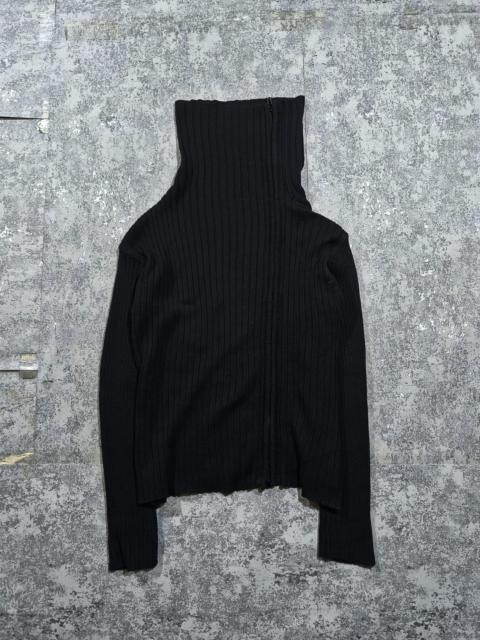 Hysteric Glamour avantgarde issey miyake type highcollar neck knit sweater