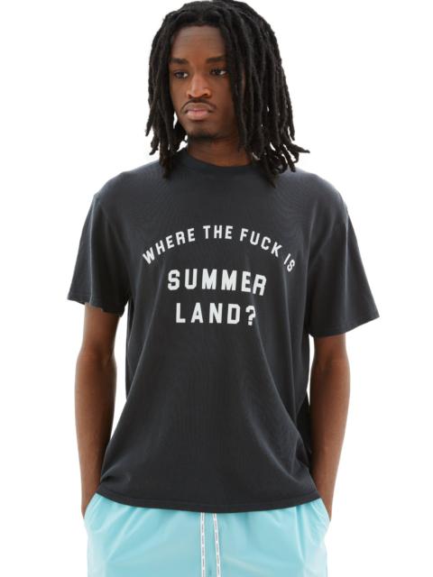 NAHMIAS WTF IS SUMMERLAND T-SHIRT (BLACK)