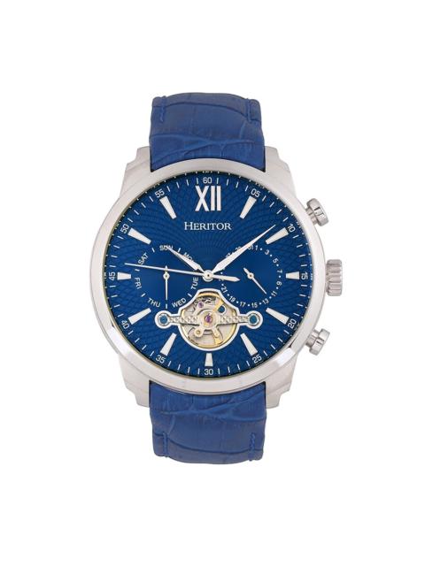 Heritor - Heritor Arthur Automatic Blue Dial Men's Watch HR7903