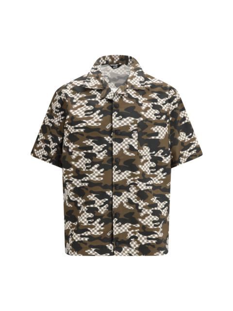 GCDS Gcds Checked Camo Shirt
