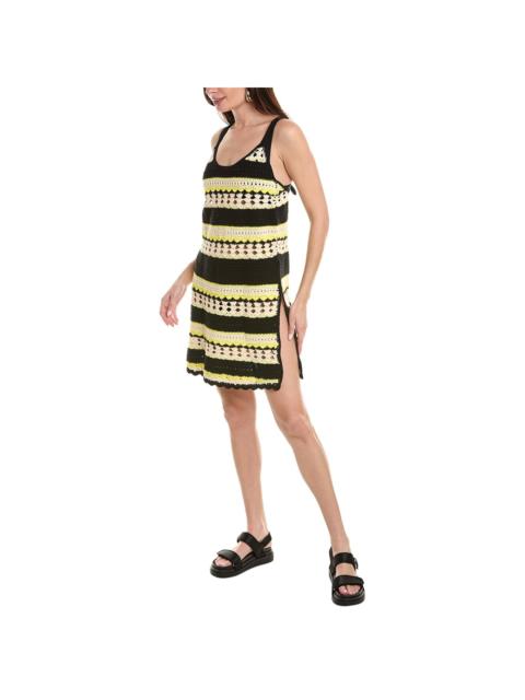 GANNI GANNI Crochet Cover-Up Slip Dress