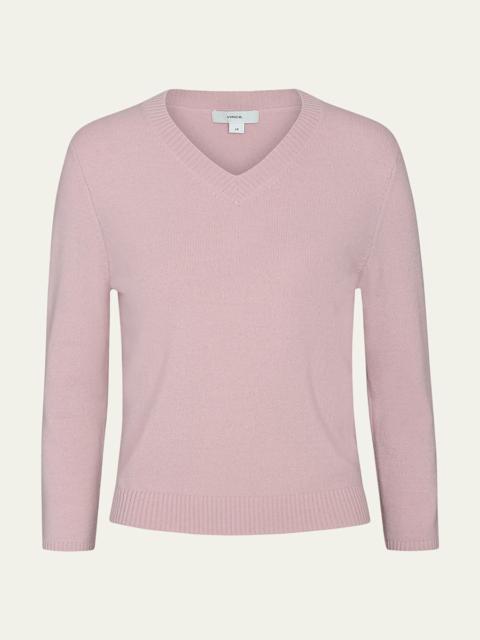 Vince Cashmere-Wool V-Neck Sweater
