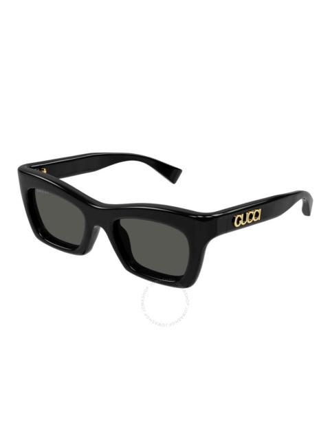 GUCCI Gucci Grey Square Ladies Sunglasses GG1773S 001 50