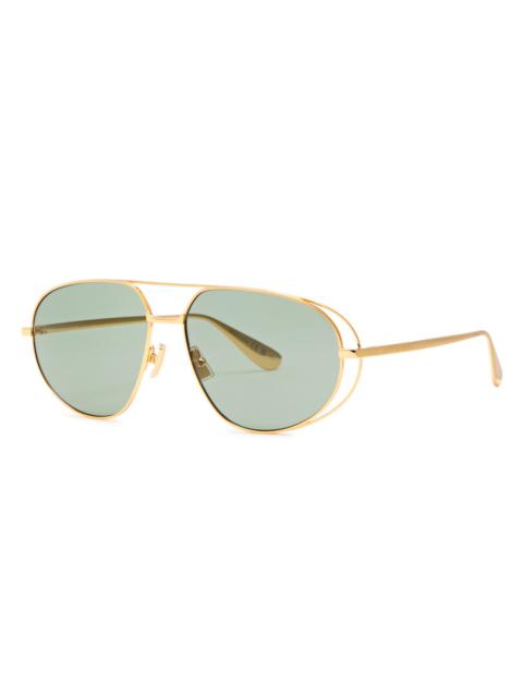 Bottega Veneta Bottega Veneta Classic Aviator-style Sunglasses