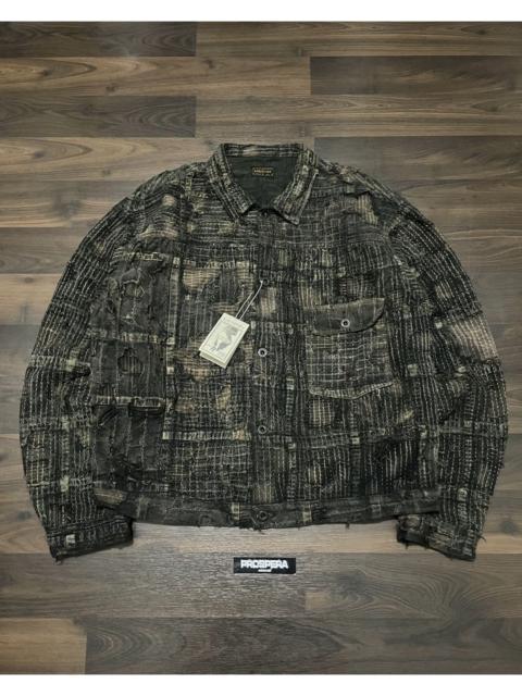 Other Designers Japanese Brand - Kapital Kountry Boro Spring 1st Jacket Black Tea Core