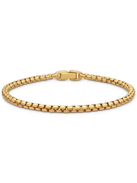 DAVID YURMAN Men's 18K Gold Chain Box Chain Flex Bracelet, 3.4mm