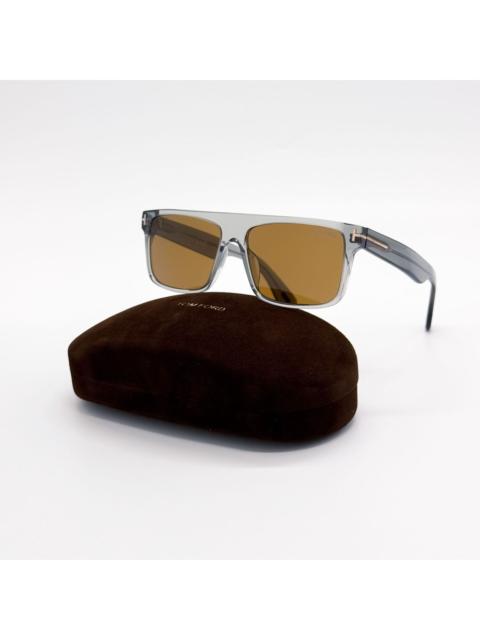 TOM FORD New Tom Ford Philippe-02 TF999 20E Gray Brown Men Sunglasses