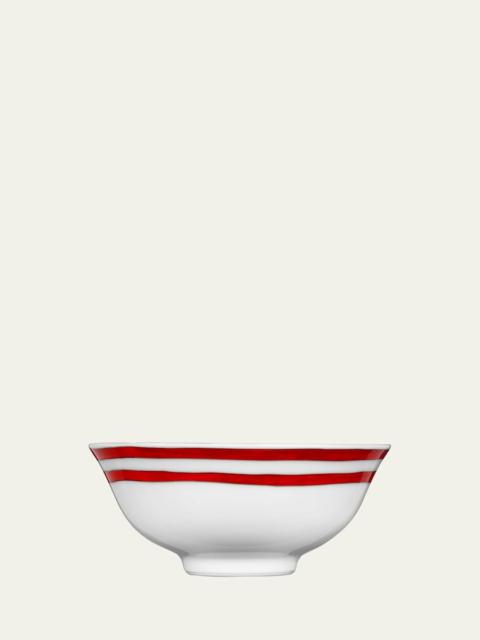Hermès Balcon Red Soup Bowl