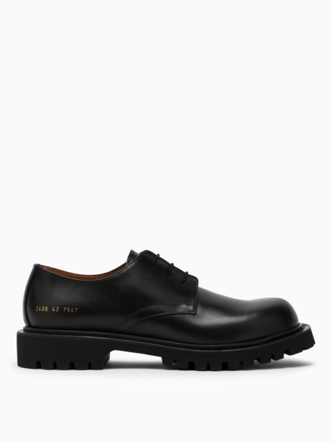 Common Projects Black Leather Lace Up