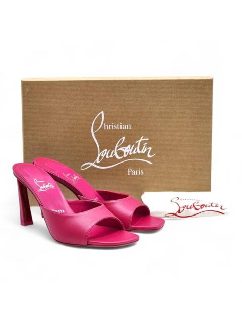 Christian Louboutin Christian Louboutin Condora 85 Leather Heeled Sandals Mules Pink EU 37.5 US 7
