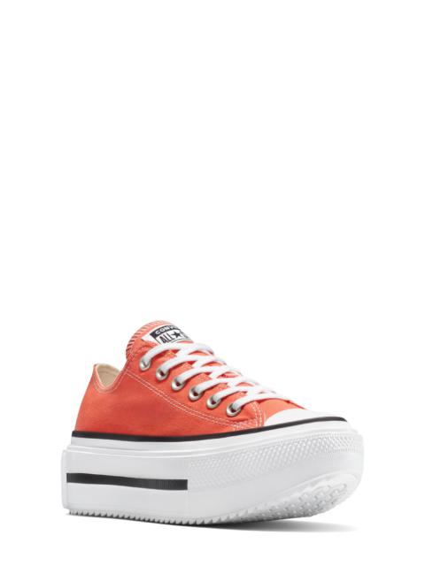 Converse Gender Inclusive Chuck Taylor® All Star® Lift Platform Oxford Sneaker in Vermillion Red/Whi