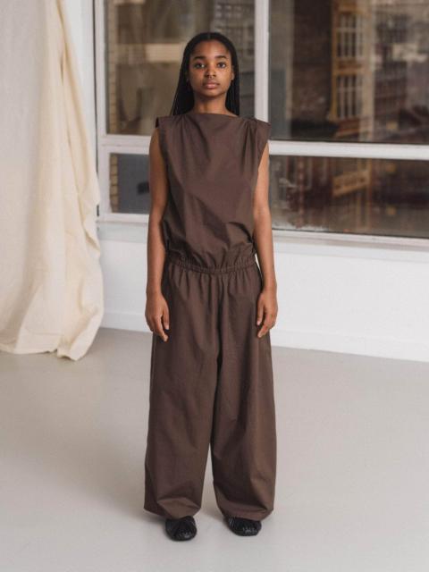 BASERANGE Tin Jumpsuit - Organic Cotton Poplin