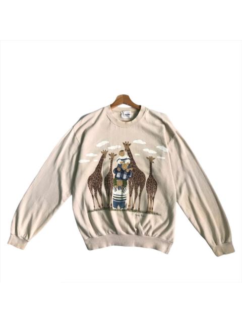 Other Designers Vintage - Kerry Bear Big Print Crewneck Sweatshirt Size L
