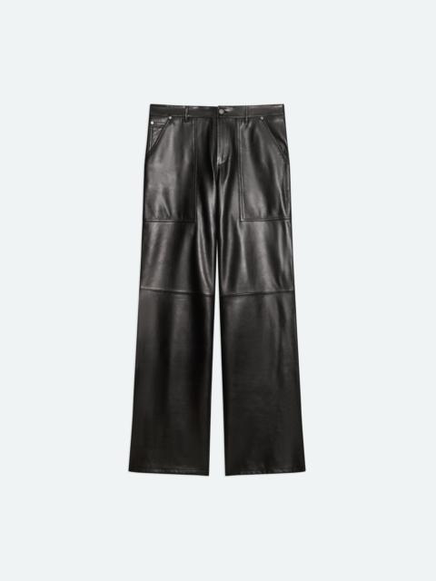 Helmut Lang LEATHER UTILITY PANTS