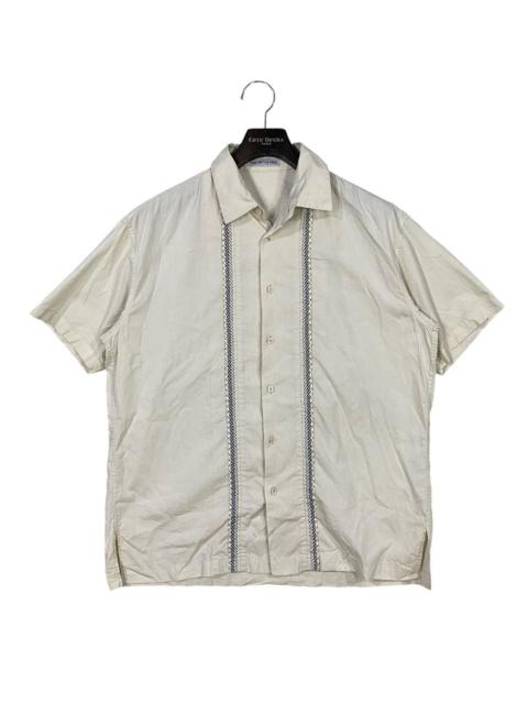 Other Designers 🔥Vintage 90s issey miyake men plated shirt button down