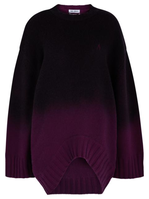 The Attico Dégradé Wool-blend Jumper Dress