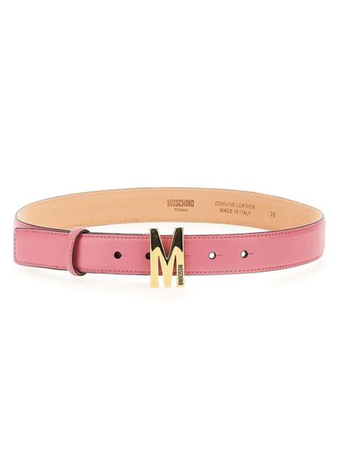 MOSCHINO LOGO BELT M