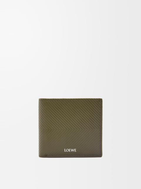 Loewe Bifold coin wallet in textured classic calfskin