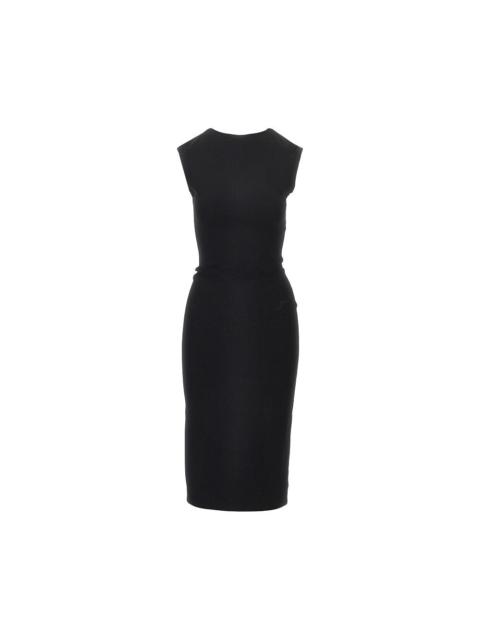 JACQUEMUS Jacquemus Alba Midi Dress Black