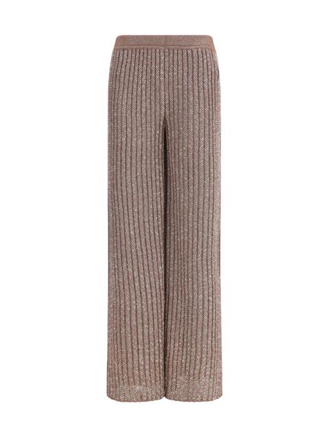 Missoni Missoni Tailored Lamé Viscose Pants Powder Pink