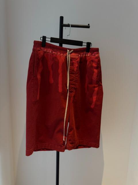 Rick Owens Rick Owens Red Shorts