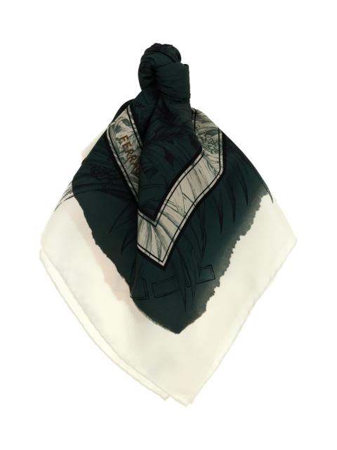 FERRAGAMO 'gravure' Print Scarf