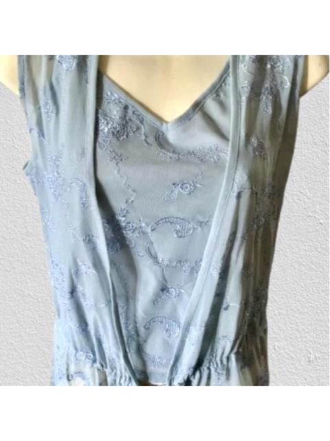 Other Designers Unique Vintage Women's Blue Vest