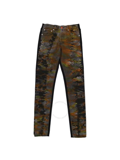 Heron Preston Heron Preston Men's Tie-dye Effect Straight Jeans