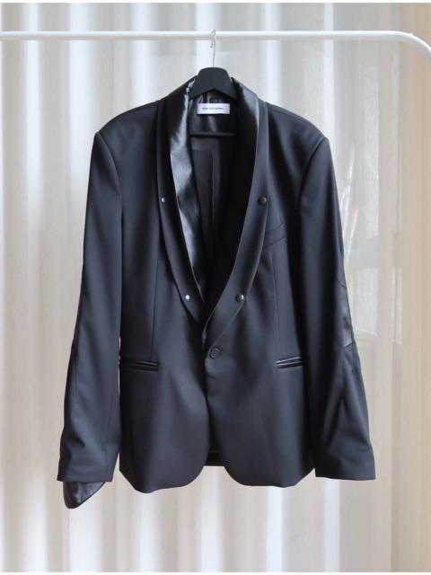 Kiko Kostadinov KIKO KOSTADINOV 24SS runway black double-layer Orson Formal Blazer 