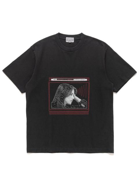 Washed Pixel Flame T Black